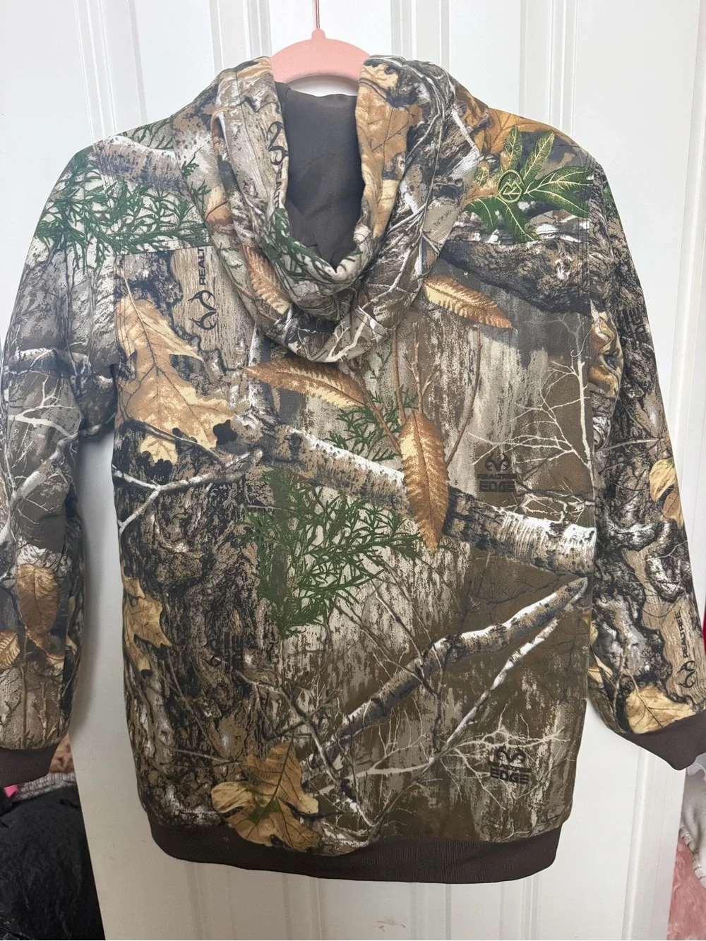 Magellan Outdoors Camo Hooded Jacket - Brown/Green